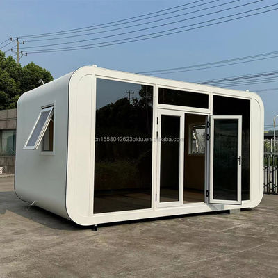 鋼鉄のチューブ 広さ 空間 カプセル 広さ 移動 プリファブリック アップルハウス