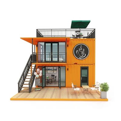 その他 壁 50/75/100mm 波サンドイッチパネル 20FT 40FT プリファブ ミニ ポップアップショップ コンテナ コーヒーショップ/バー/ファストフード