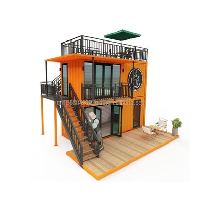 その他 壁 50/75/100mm 波サンドイッチパネル 20FT 40FT プリファブ ミニ ポップアップショップ コンテナ コーヒーショップ/バー/ファストフード