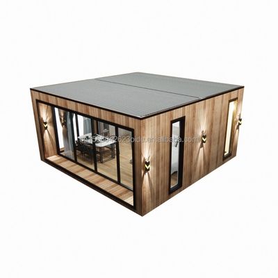急速な建設 鋳造済みコンテナハウス 鋼鉄管と50/75/100mmの波サンドイッチパネル