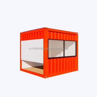 中国様式ロゴデザイン 10ft 20ft 折りたたむ木製コンテナバー プロビジネスとホテル用