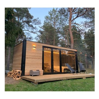 中国デザインスタイル EU 20フィート 木造住宅 庭園 プリファブリック住宅 近代的な高級プリファブリック住宅 鉄筋構造