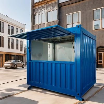 パークコンテナハウス スタイリッシュ プリファブハウス ユニークなキオスク コンセプト 10ft 20ft キッチンコーヒーバー コンテナ