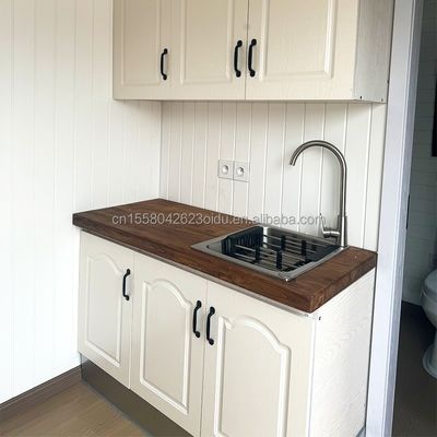 中国デザインスタイル EU 20フィート 木造住宅 庭園 プリファブリック住宅 近代的な高級プリファブリック住宅 鉄筋構造