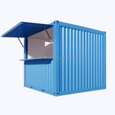 10FT ミニポップアップコンテナハウス コーヒーショップ バー ファーストフード レストラン コンビニストア キオスク またはブース 窓素材