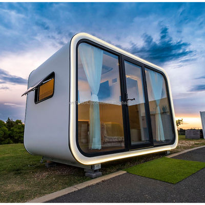 EU 20FT ホテルやリゾートでスタイリッシュなコンテナで暮らすための現代的な住宅用プリファブハウス