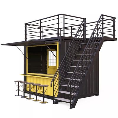 アルミ合金 窓 ミニ ポップアップ ショップ コンテナ カフェ ショップ バー ファーストフード レストラン コンビニ ストア キオスク ブース 10フィート