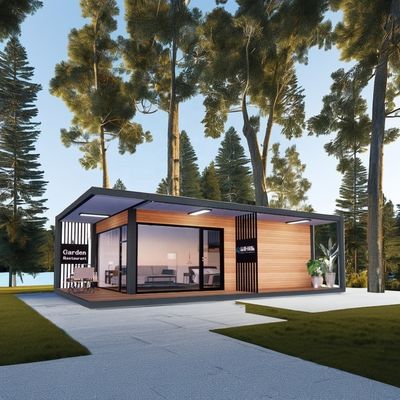 カスタマイズされた色 20ft 40ft 折りたたむ式プリファブ モジュール型モバイルホーム モダンデザイン ポータブルコンテナハウス 中国貿易用