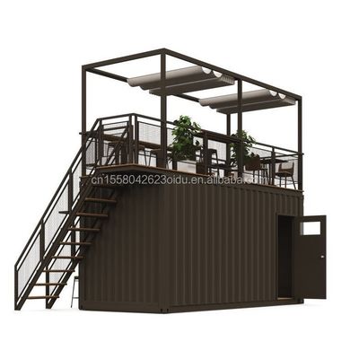 鋼筋 鋼筋 折りたたみ 180g 20ft 折りたたみ 可愛い プリファブリック ポータブル コーヒー ショップ 製品 容器