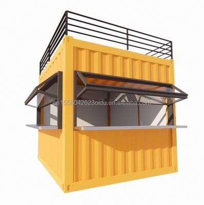 モダンデザイン 鉄鋼建築 フラットパック 配送 プリファブリックサンドイッチパネル プリファブ コンテナ 折りたたみ 携帯型 折りたたみ コンテナハウス