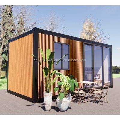 現代 3 ベッドルーム プリファブリック ハウス 完成品 模型のプリファブ 小型コンテナ 拡張可能な鋼鉄の屋外構造
