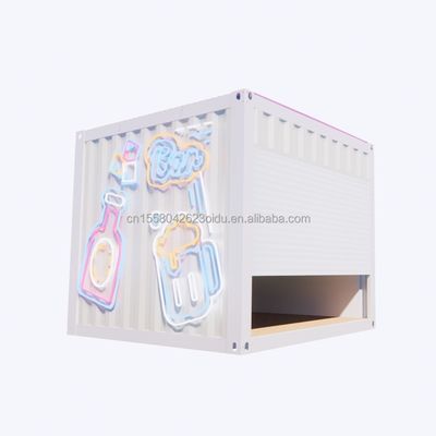 ウォーブサンドイッチパネル 壁 10 フィート ポップアップ モバイル コンテナハウス 小売店 オフィス ホテル 温室 製品