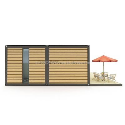 20フィートまたは40フィートのポータブル小型住宅 軽鋼ビラ 模型のプリファブハウス