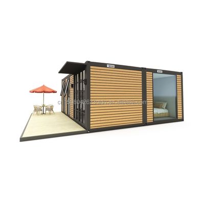 20フィートまたは40フィートのポータブル小型住宅 軽鋼ビラ 模型のプリファブハウス