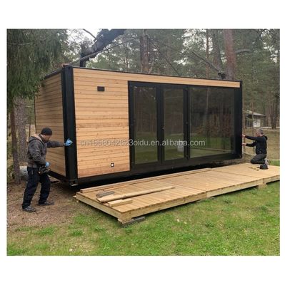 オーダーメイド 細木製金属倉庫 拡張可能なコンテナ 屋外用鋼サンドイッチパネル用のプリファブリックハウス