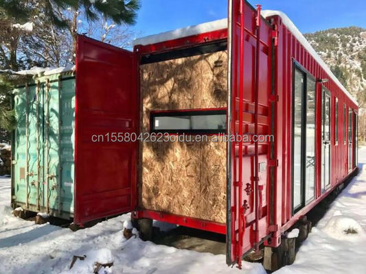 屋外 40Ft 20Ft プリファブ 拡張容器 家庭 携帯 2-5 ベッドルーム プリファブ 輸送 屋敷 ショップ モバイル おばあちゃん フラット