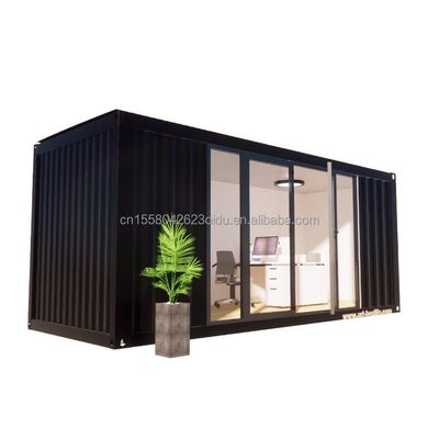 屋外 モダン 携帯 プリファブリック コンテナ ハウス 無料 設置 移動 浴室 寝室 鉄板 サンドイッチ パネル