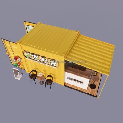 ポータブル ポップアップ モバイル ミニ 10フィート コンテナ ホーム バー プリファブリック レストラン 店 ストリート フード キオスク