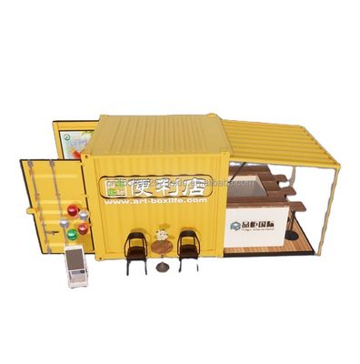 ポータブル ポップアップ モバイル ミニ 10フィート コンテナ ホーム バー プリファブリック レストラン 店 ストリート フード キオスク