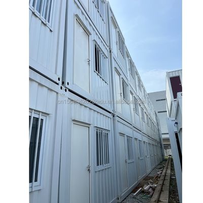 屋外オフィス ホーム 携帯 モジュール式 フラットパック 壁付き プリファブリック 鋼製 コンテナ 50/75/100mm 波サンドイッチ パネル