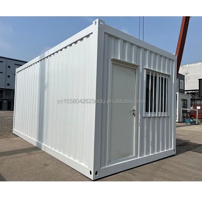 屋外オフィス ホーム 携帯 モジュール式 フラットパック 壁付き プリファブリック 鋼製 コンテナ 50/75/100mm 波サンドイッチ パネル