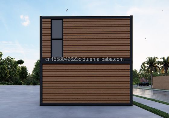 屋外 リビング ミニホーム 豪華 2階建て モダン プレファブ 鋼別荘 モジュール型 プレファブ 輸送 コンテナハウス