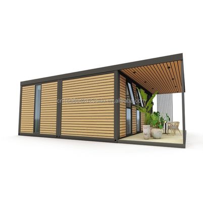 簡単に組み立てられる 20FT の軽鋼製のプリファブリック別荘 アルミ合金窓