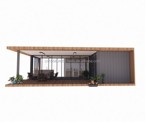 20 フィート 豪華 モバイルハウス 住宅とアルミ合金窓 オーダーメイドフラットビラ