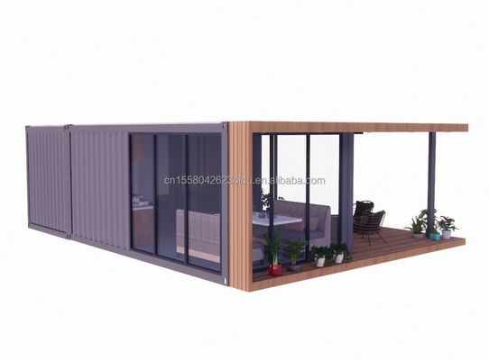 20 フィート 豪華 モバイルハウス 住宅とアルミ合金窓 オーダーメイドフラットビラ