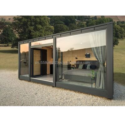 モダンデザイン スタイルのカスタマイズされた色 木製 プリファブリック コンテナハウス 鉄板サンドイッチ パネル ホテル トイレ 屋外用