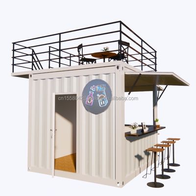 現代の機能的なコンテナコーヒーショップ