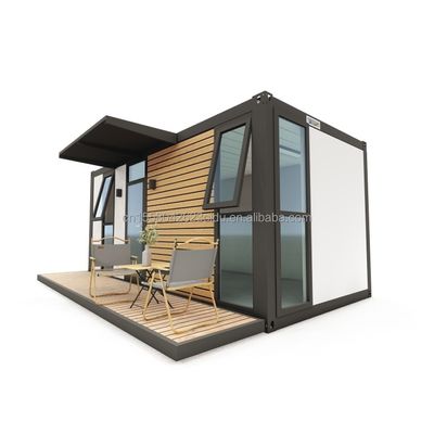 フラットパック コンテナ EU オーダーメイド モダン ルックス 20ft プリファブリック 木造住宅 鉄筋構造 庭園 プリファブ 中世紀近代デザインスタイル