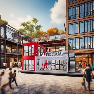3 ベッドルームとリビング ミニモジュール型ホーム 持ち運び可能なプリファブリックハウス 鉄筋構造付き フレーム 溶接コンテナ