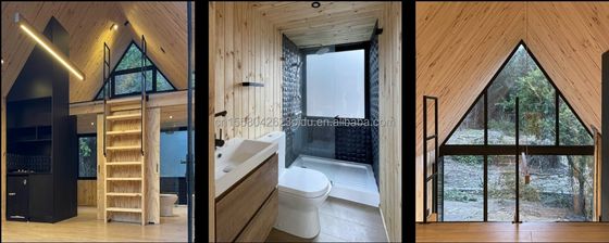 サンドイッチパネル 持ち運び可能な屋外 モジュール型三角形 農産物貨物倉庫のためのプリファブリック折りたたみコンテナ