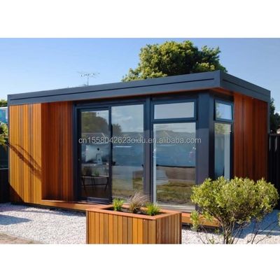拡張容器 ベッドルーム付き 庭屋 外部用 スチールサンドイッチパネル 素材とカスタマイズされた色