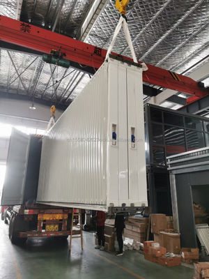 現代デザイン プリファブリック 折りたたむ 家庭 鉄板サンドイッチ 容器 屋外用 建設現場 寮