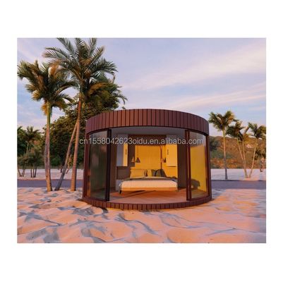 家族またはホテル 20フィートまたは40フィートのプリファブリック木造住宅 鋼とサンドイッチパネルを持つフラットパックコンテナ 主な構造