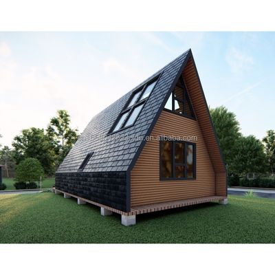 ホテルの木造住宅 トライアングルデザイン モダンスタイルのコンテナと50/75/100mmの波サンドイッチパネル壁 EU