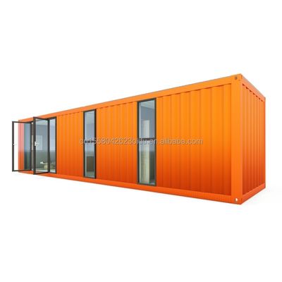 ホテル 40フィート プリファブ モジュラルの折り畳みコンテナ 急速な建設 鋼鉄管の小さな家 主な構造