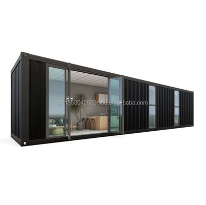 ホテル 40フィート プリファブ モジュラルの折り畳みコンテナ 急速な建設 鋼鉄管の小さな家 主な構造