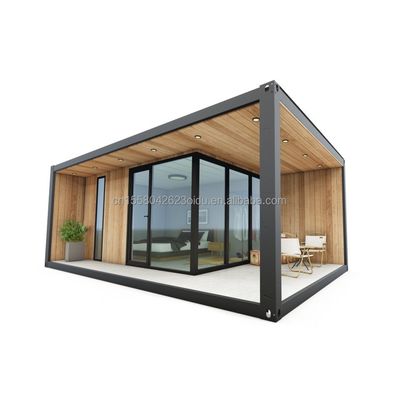 20フィート/40フィートの豪華な現代木造住宅 鉄鋼構造 小型住宅 セングリン 折りたたたみの休日住宅 カスタマイズされた色
