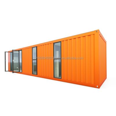 ホテル 40フィート プリファブ モジュラルの折り畳みコンテナ 急速な建設 鋼鉄管の小さな家 主な構造
