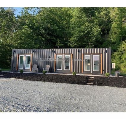 20ft 40ft 輸送コンテナ カーポートのためのプリファブリックハウス サンドウィッチパネルと電磁鋼の折りたたみ 180g