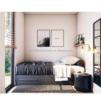 20フィートの現代的な高級プリファブハウス スタールサンドイッチパネル 屋外庭園生活のための改造された輸送コンテナ