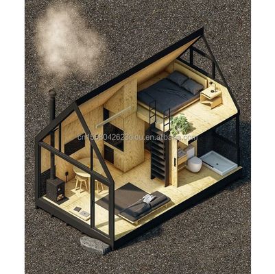 ホテル 三角形コンテナハウス プリファブリック鋼鉄構造とサンドイッチパネル壁 50/75/100mm 波面パネル