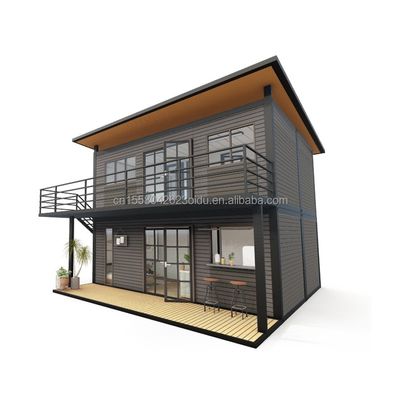 主な構造 木製 鋼鉄 角管 4 ベッドルーム バイラヤ プリファブ 拡張可能なコンテナハウス ショッピングモール向けデザイン