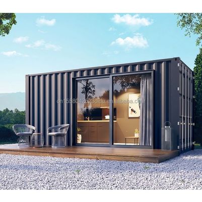 現代のデザイン 20ft/40ft 高級製造住宅 プリファブ 輸送コンテナ 家屋 EU ポータブル 20ft 拡張可能な家