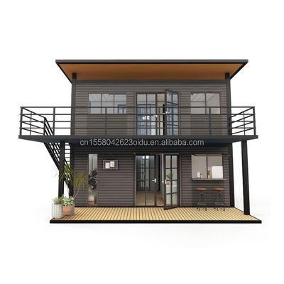主な構造 木製 鋼鉄 角管 4 ベッドルーム バイラヤ プリファブ 拡張可能なコンテナハウス ショッピングモール向けデザイン