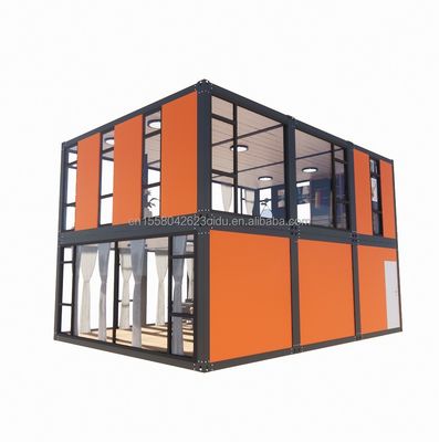 ホテル フラットパック 鉄鋼製品 モダンデザイン 製造 アパート Cbox 豪華 2層ポータブル コンテナハウス