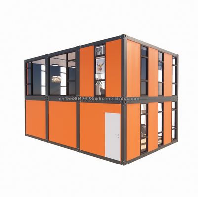 ホテル フラットパック 鉄鋼製品 モダンデザイン 製造 アパート Cbox 豪華 2層ポータブル コンテナハウス